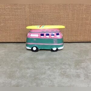 Motorhome Piggy Bank With Ceramic In Denmark Decor Trinket - B327